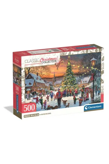 Puzzle 500 Classic Christmas Collection Clementoni