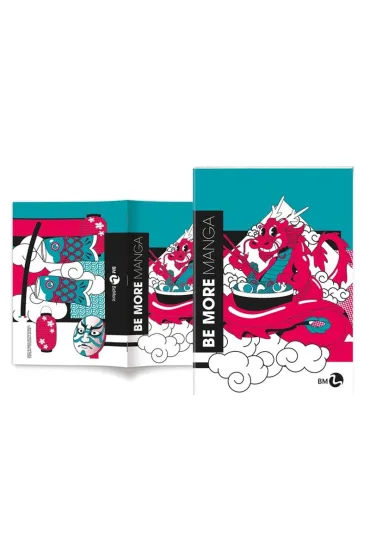 Koh-I-Noor Zeszyt A4 Be More Manga w kratk� 96 stron 100g. 1szt.mix