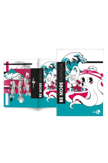Koh-I-Noor Zeszyt A4 Be More Manga w kratk� 96 stron 100g. 1szt.mix