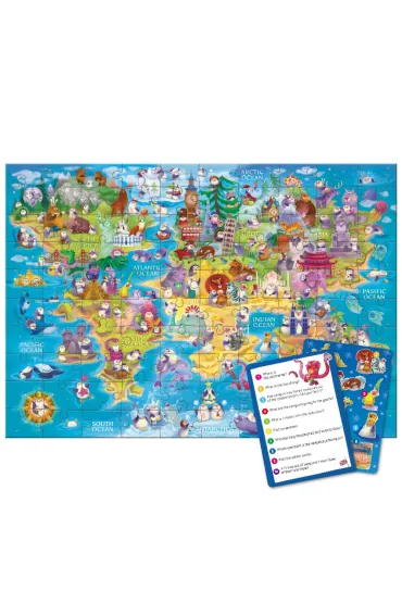 Puzzle 100 el. Look&Find �wiat pingwin�w Dodo