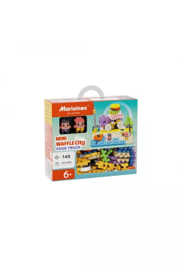 Mini Waffle City Klocki konstrukcyjne Mini Waffle 148 element�w City Food Truck MARIOINEX 904244
