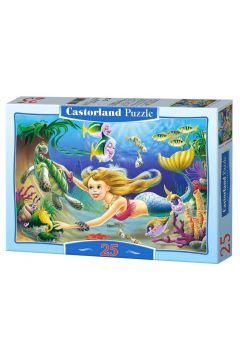 Puzzle 25 el. Little mermaid Castorland