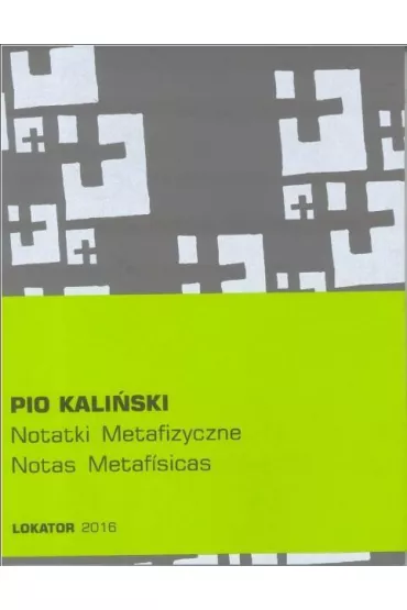 Notatki metafizyczne/Notas metafisicas - Kali�ski Pio