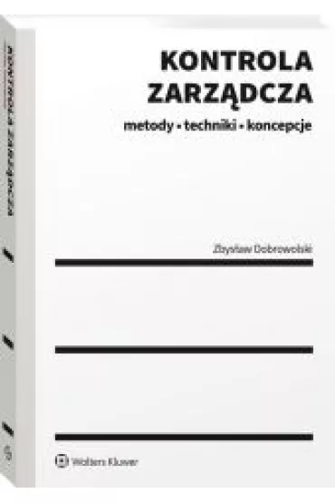 Kontrola zarz�dcza - Zbys�aw Dobrowolski