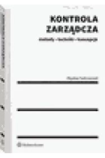 Kontrola zarz�dcza - Zbys�aw Dobrowolski