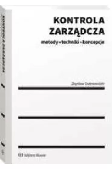 Kontrola zarz�dcza - Zbys�aw Dobrowolski