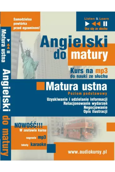 Audiobook Angielski do matury. Matura ustna - Poziom podstawowy mp3 - Dorota Guzik