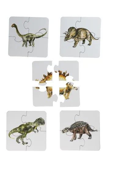 Puzzle 4 el. Dinozaury Mama Maluje