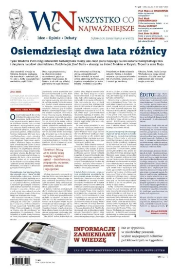 Wszystko, co Najwa�niejsze nr 40 - Red Micha�  Kleiber