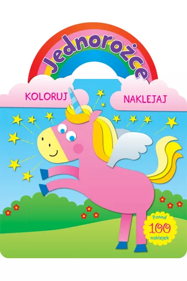 Jednoro�ce. Koloruj i naklejaj
