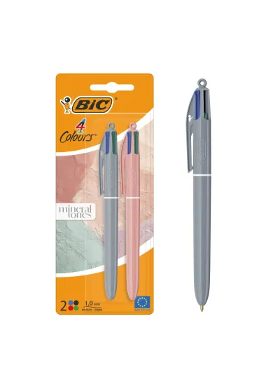 D�ugopis 4 Colours Mineral Tones mix 1mm 2 szt BIC
