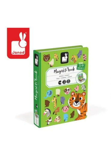 Puzzle Magnetyczna uk�adanka Zwierz�ta Magnetibook Janod