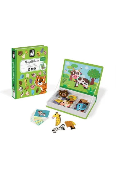 Puzzle Magnetyczna uk�adanka Zwierz�ta Magnetibook Janod