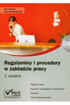 Regulaminy i procedury w zak�adzie pracy + p�yta CD