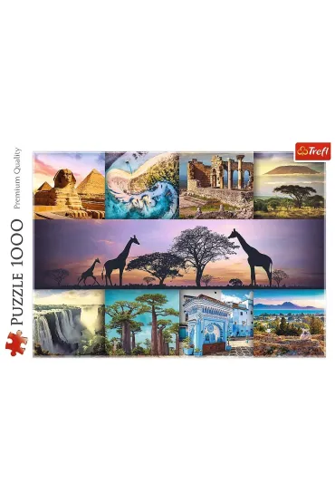 Puzzle 1000 el. Kola� - Afryka Trefl