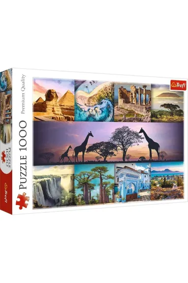 Puzzle 1000 el. Kola� - Afryka Trefl