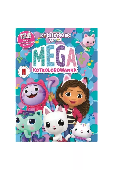 Mega KOTkolorowanka. Koci Domek Gabi