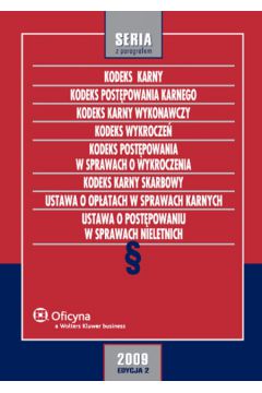 Kodeks karny Kodeks post�powania karnego Kodeks karny wykonawczy Kodeks wykrocze� Kodeks post�powania w sprawach o wykroczenia Kodeks karny skarbowy