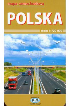 Polska mapa samochodowa