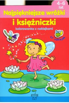 Najpi�kniejsze wr�ki i ksi�niczki Kolorowanka z naklejkami