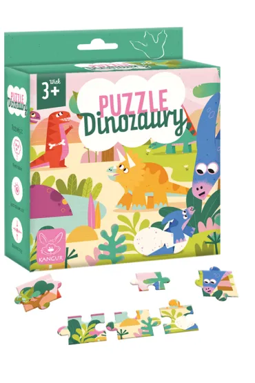 Puzzle Dinozaury 3+ Kangur