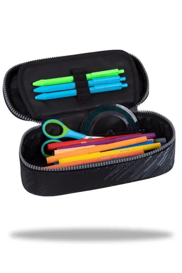 Pi�rnik saszetka owalna 1zamek 1klapka Campus Grey CoolPack PATIO F062005