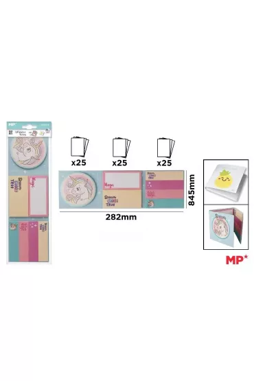 Mp Main Paper Karteczki samoprzylepne indeksuj�ce 7x25szt