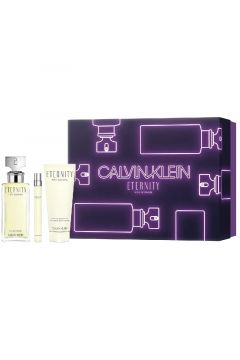 Calvin Klein Eternity For Women zestaw dla kobiet woda perfumowana spray + balsam do ciaa + miniatura wody perfumowanej 2 x 100 ml + 10 ml