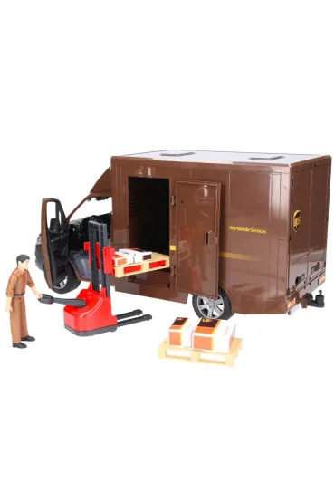 MB Sprinter UPS z kierowc� i akcesoriami Bruder