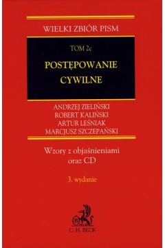 Post�powanie cywilne t.2c z p�yt� CD - Andrzej Zieli�ski, Artur Le�niak, Robert Kali�ski