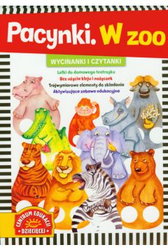 Wycinanki i czytanki Pacynki W zoo - Maria Szarf