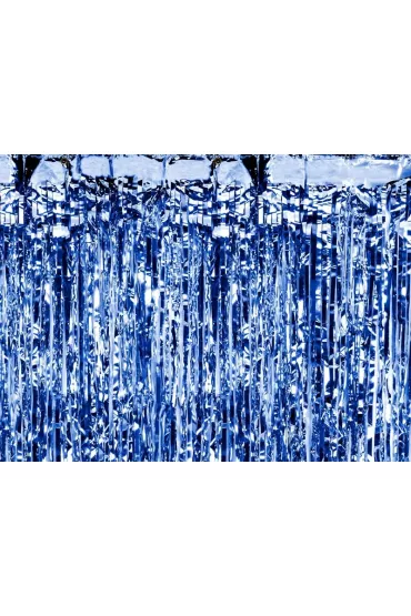 PartyDeco Kurtyna Party niebieski 90x250cm