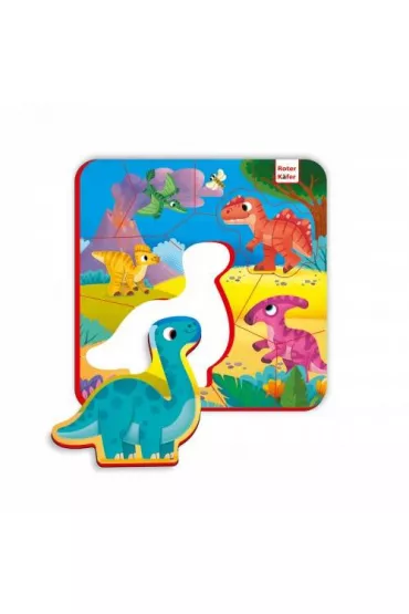 Puzzle piankowe magnetyczne Dinozaury Roter Kafer