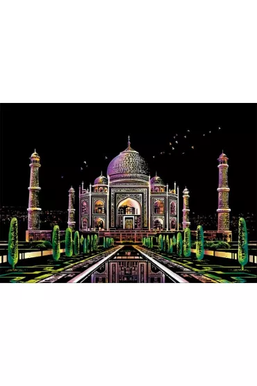 Twoje Hobby Taj Mahal. Magiczna zdrapka - wydrapywanka 40.0 x 28.5 cm