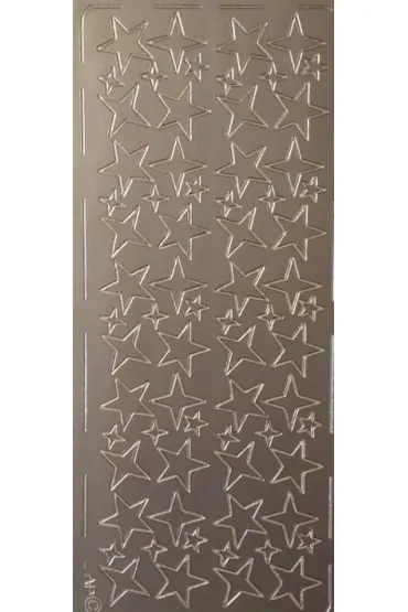 Galeria Hobby Stiker a�urowy srebrny