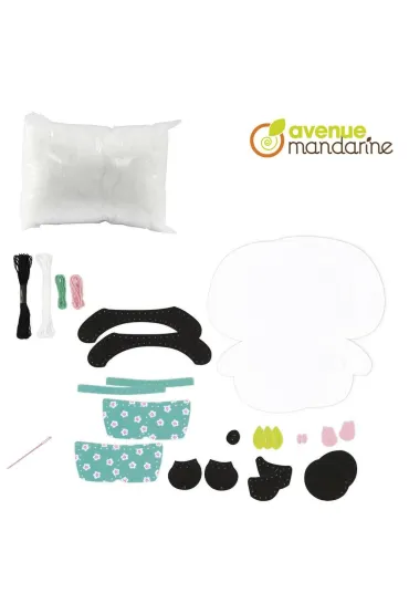 Maskotka do szycia Panda Gustave Avenue Mandarine