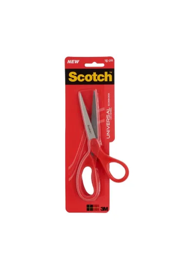 3M No�yczki uniwersalne Scotch czerwone 18cm