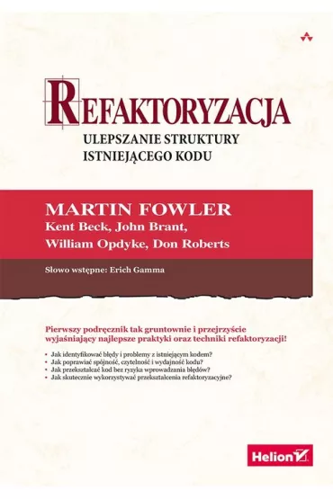 Refaktoryzacja. Ulepszanie struktury istniej�cego kodu
