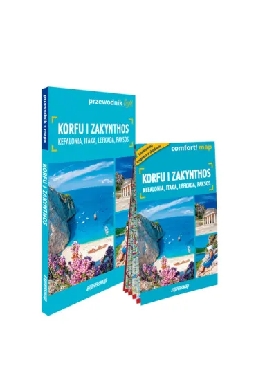 Korfu i Zakynthos zestaw przewodnikowy 2w1 light 2024 - Piotr Jab�o�ski