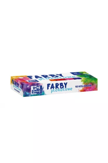 Oxford Farby plakatowe 10 x 20 ml