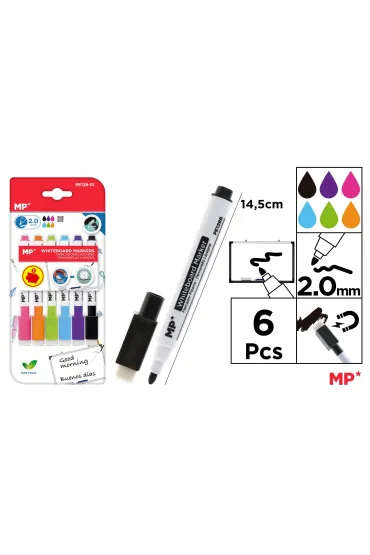 Mp Main Paper Marker do tablic 6 szt.