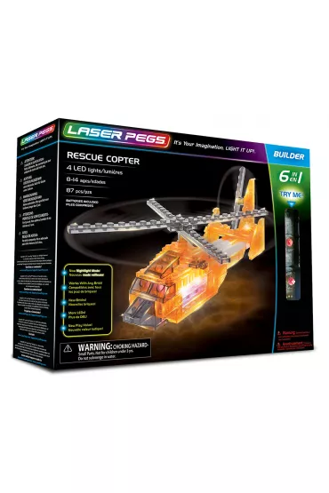 Klocki. Laser Pegs. Rescue Copter 6 w 1