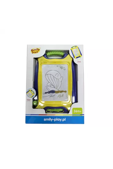 Znikopis magnetyczny kolorowy 24x33x4 SMILY PLAY SP84960AN
