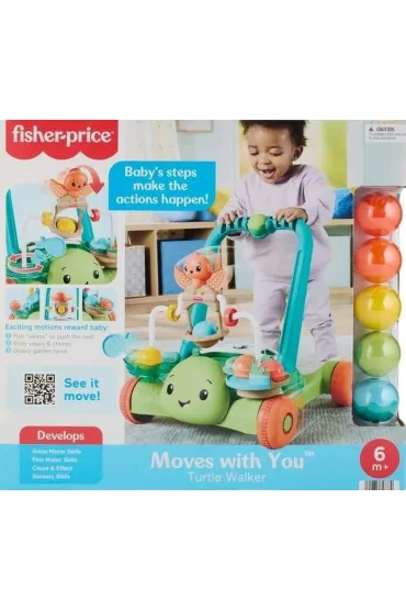 Fisher-Price Aktywizuj�cy ��w Chodzik-Pchacz 2w1