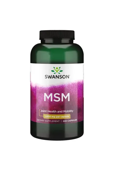 Swanson MSM 1000 mg Suplement diety 240 kaps.