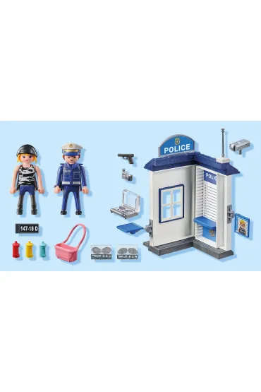 Playmobil Action Heroes Policyjny pok�j przes�ucha� 71733