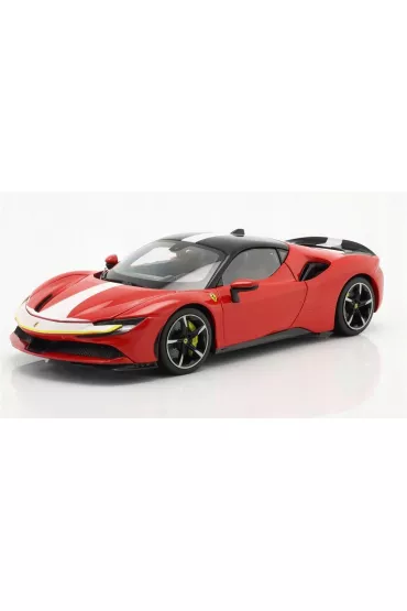Ferrari SF90 Stradale red 1:18 BBURAGO