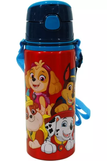 Bidon aluminiowy ze s�omk� Psi Patrol PW19871 600 ml