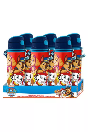 Bidon aluminiowy ze s�omk� Psi Patrol PW19871 600 ml