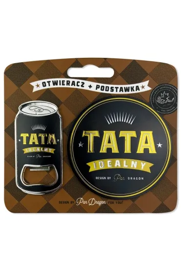 Pan Dragon Zestaw otwieracz + podstawka Tata idealny